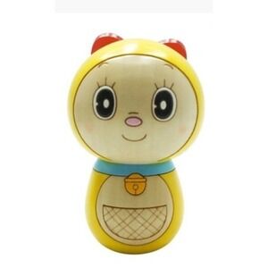 Usaburo Kokeshi Doraemon Wooden Doll Japanese Anime Toy Decor New